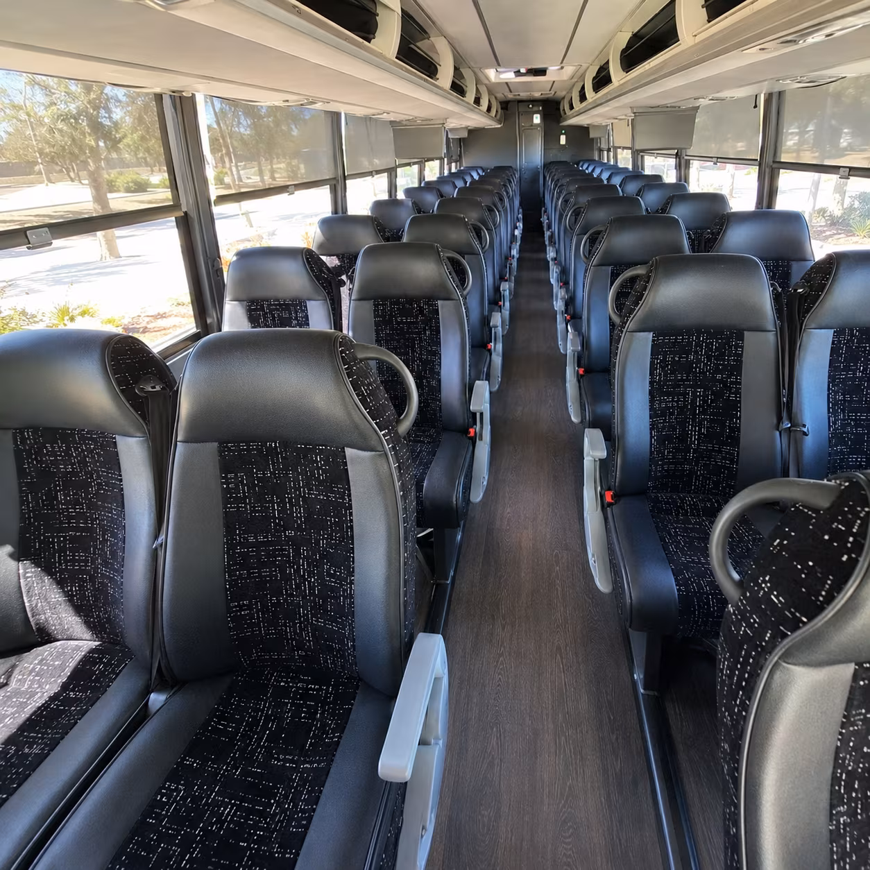 henderson charter bus interior